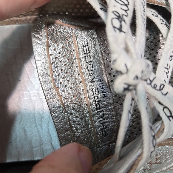 Philippe Model Paris Women Leather Sneakers shoes sz 39/9 - Picture 13 of 14